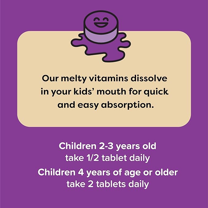 Renzo's Picky Eater Kids Multivitamin with Iron D3 & K2 and 60 Sugar-Free