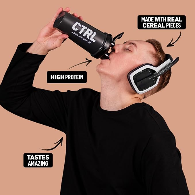 CTRL Meal Replacement Shake with Real 15 Servings 23g of 8 Grams 22 Vitamins 1g Sugar