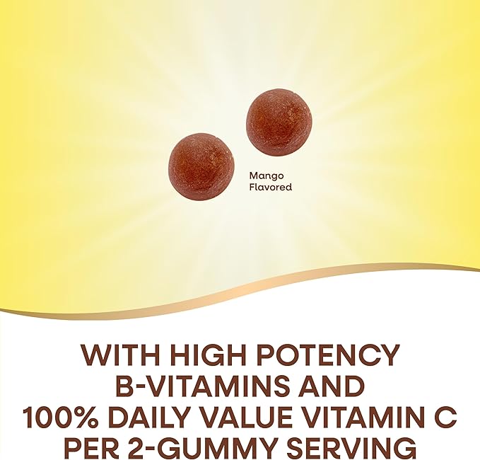 Nature's Way Alive! B-Complex Gummies, Cellular 8 B-Vitamins, 60 Gummies