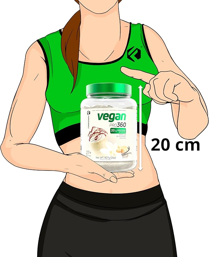 Forzagen Vegan Protein 360 2 Lbs 27 Servings,