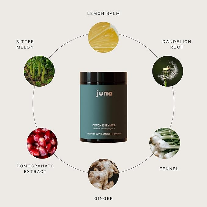 Juna Detox Digestive Enzymes 2- in -1 Digestive