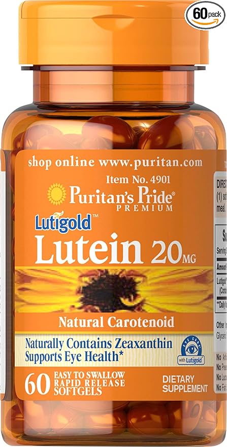 Puritan's Pride Lutein 20 mg 60 Count (L-1)
