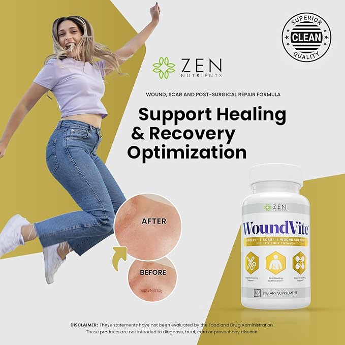 Zen Nutrients WoundVite Pre & Post 60 Vegan