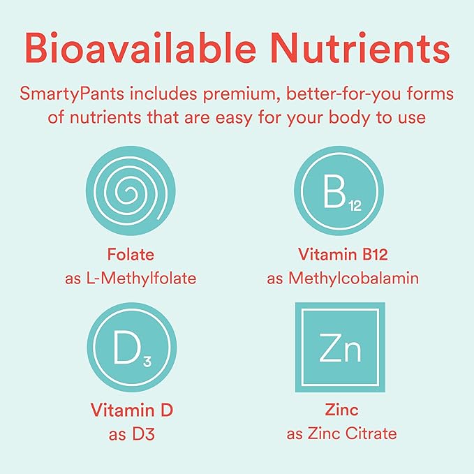SmartyPants Organic Kids & Toddler Multivitamin 3 (ALA), D3, C, B12, B6, B6, Vitamin K2 & 180 Count
