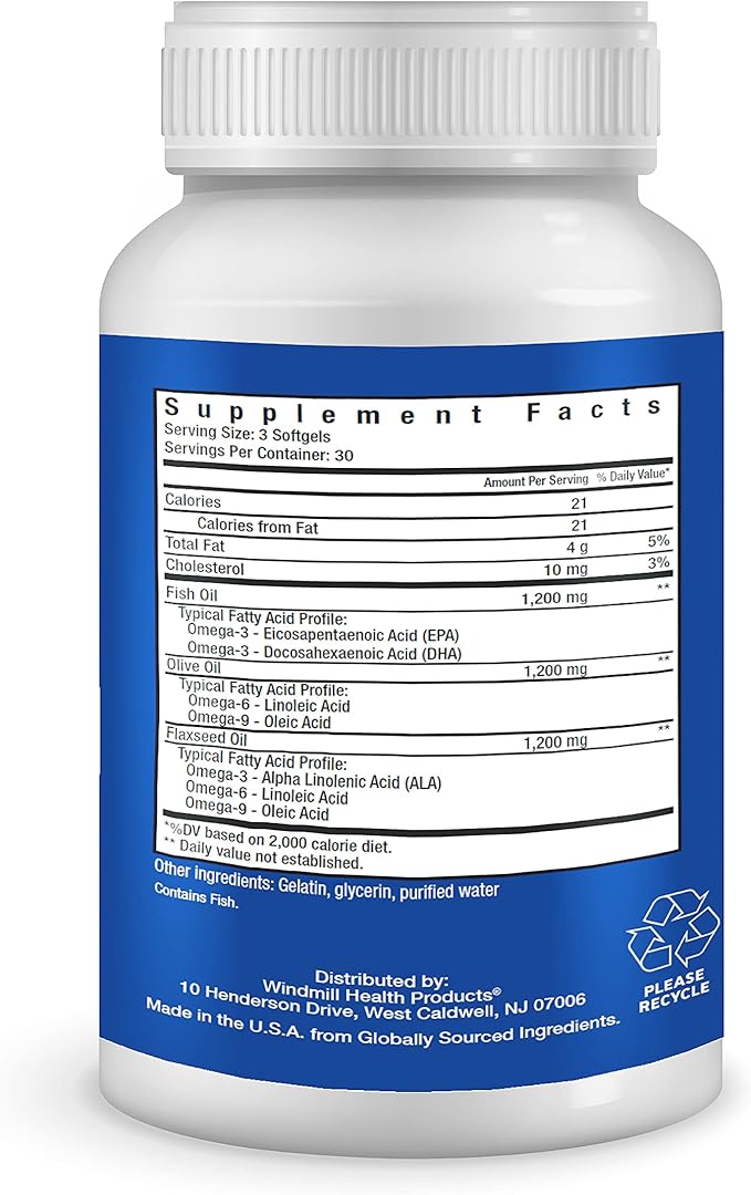 vGlucoflex Omega 3-6-9, Omegas from EPA/DHA 30 servings