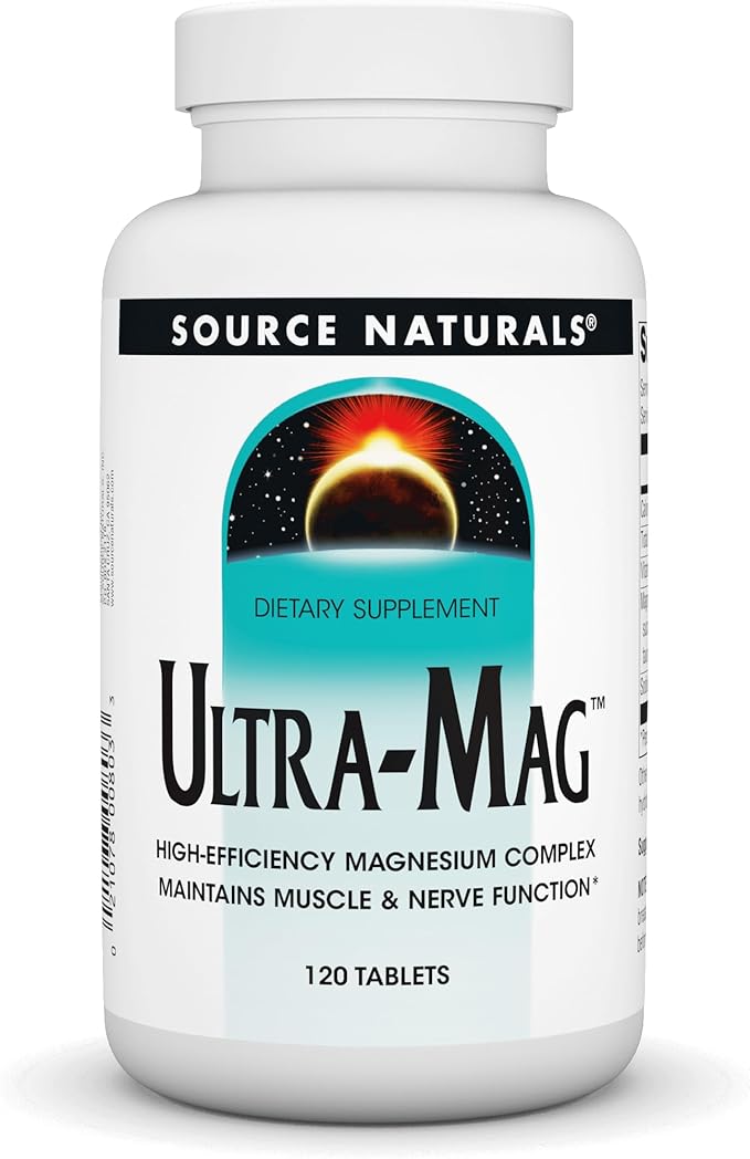 Source Naturals Ultra-Mag High-Efficiency Magnesium Complex 120 Tablets