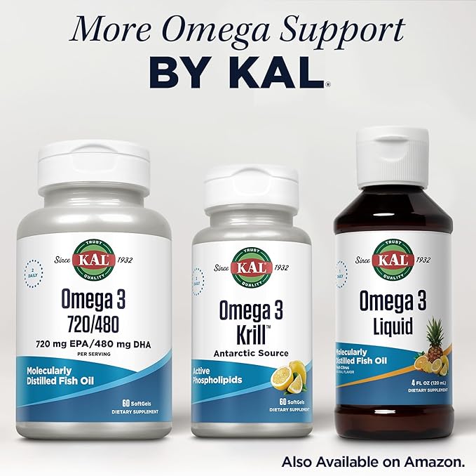 KAL Ultra Omega 3-6-9 1200mg 100 Softgels
