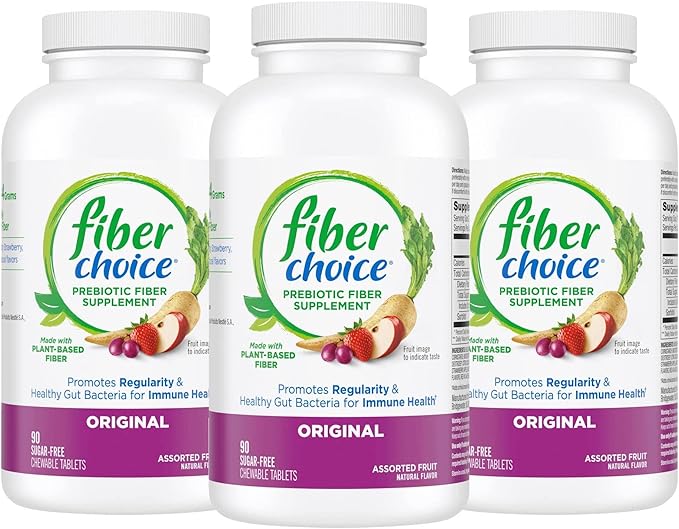 Fiber Choice Daily Prebiotic Fiber Chewable 90 Count 3)