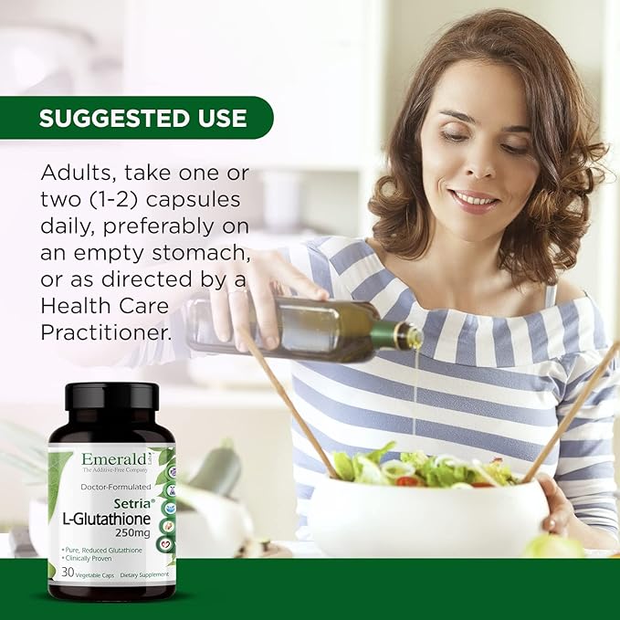 EMERALD LABS Setria L-Glutathione 30 Vegetable