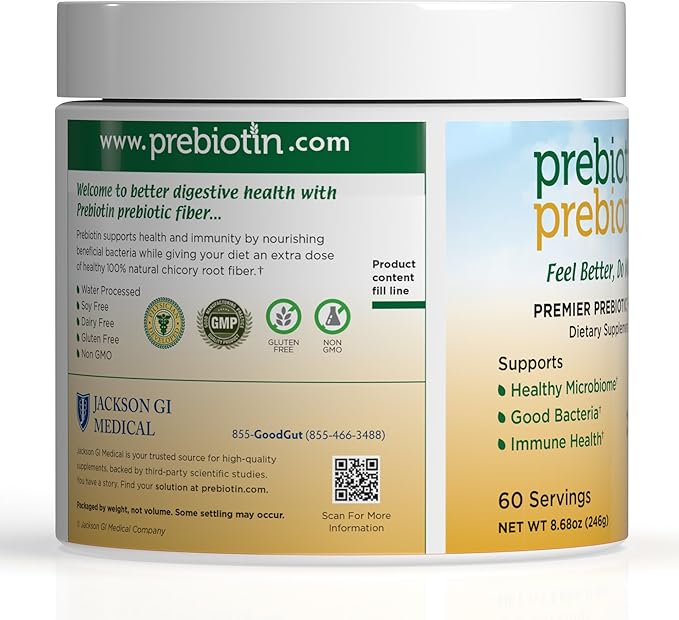 Prebiotin Prebiotic Fiber Supplement Powder – 8.68 oz
