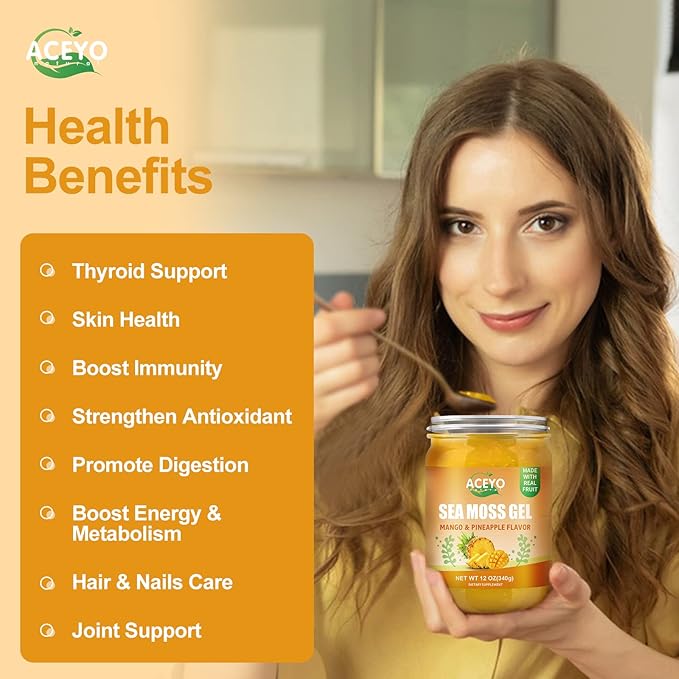 (12 OZ) Irish Sea Moss Gel 102 Vitamins