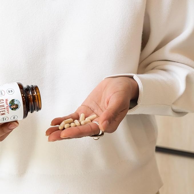 MaryRuth Organics Gluten Enzymes Capsules 2 Month 60 Count