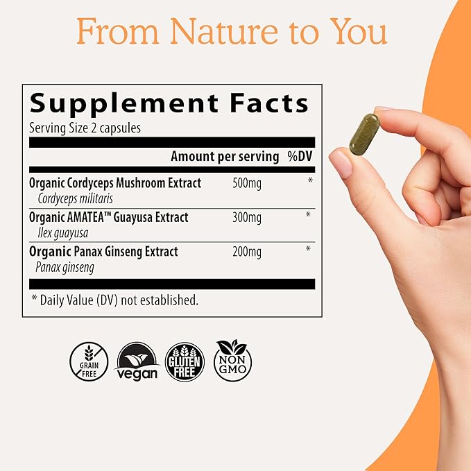 Real Mushrooms RealBoost Capsules 60 Caps