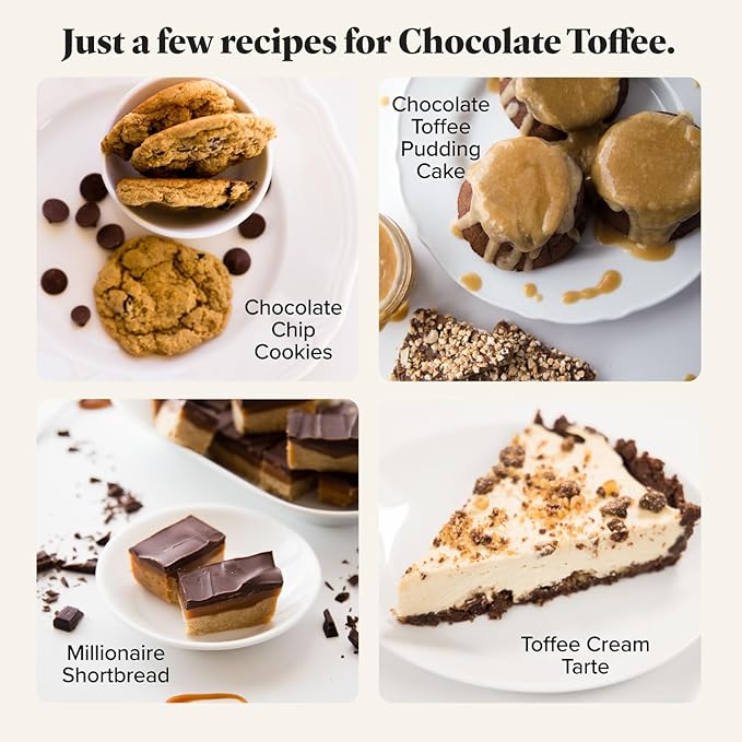 Keto Chow Chocolate Toffee | Keto Meal Replacement Shake | Nutritionally Complete | Low Carb | Delicious Easy Meal Substitute | You Choose The Fat | 21 Meal Bulk Pack
