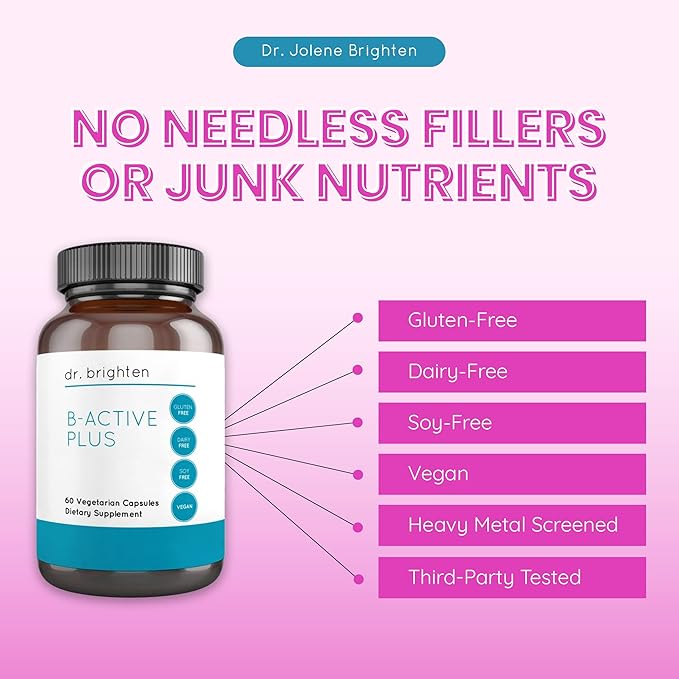 Dr. Brighten B-Active Plus — Vegan 60 Capsules
