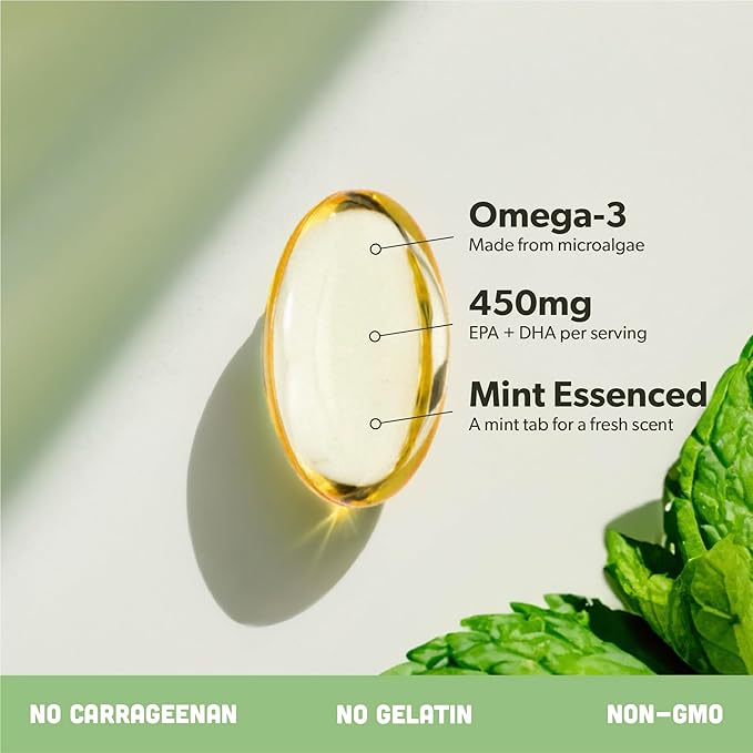 Vegan Omega 3 Supplement 180 Softgels