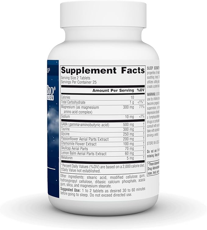 Source Naturals Sleep Science NightRest 50 Tablets