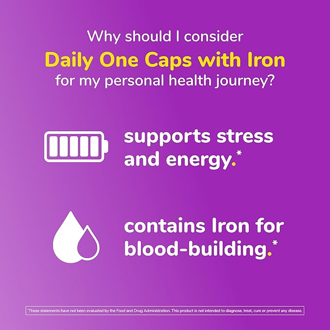 Twinlab Daily One Caps with Iron 180 Capsules