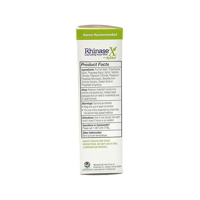 Rhinase X Lubricating Nasal Mist Spray