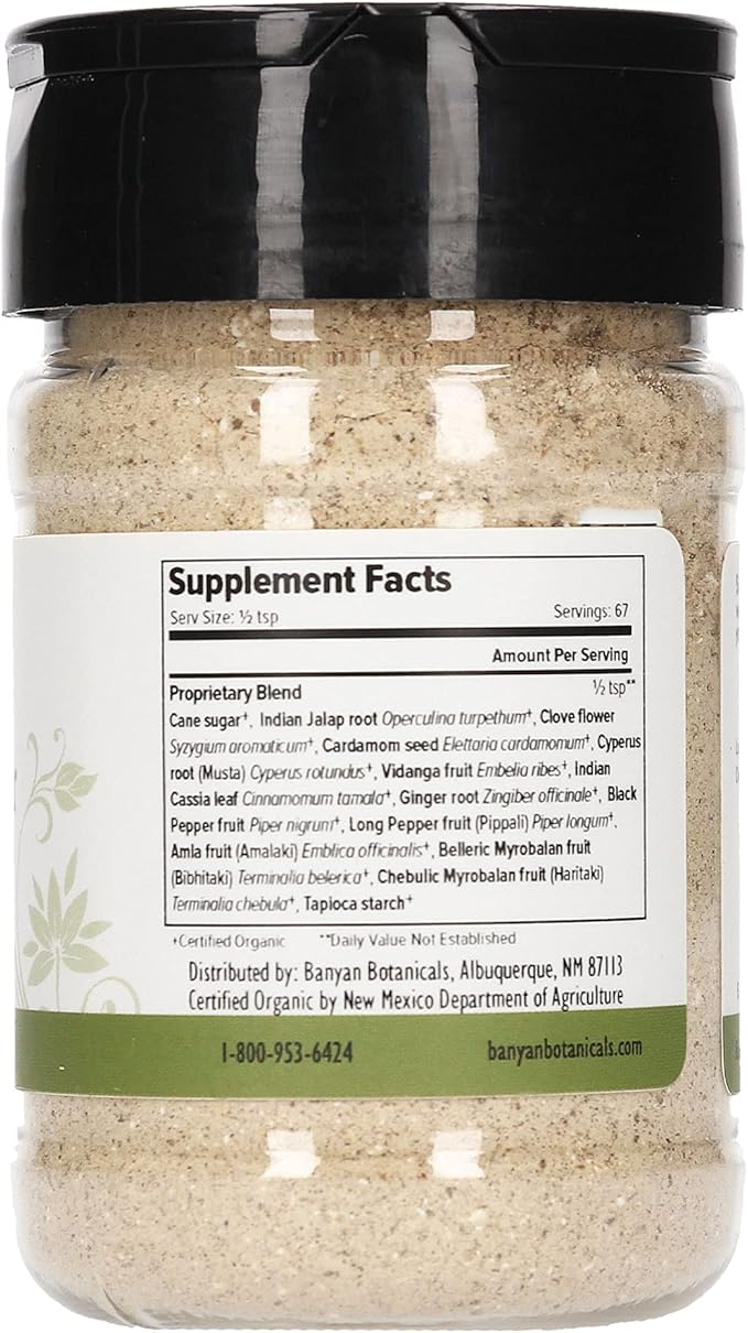 Banyan Botanicals Organic Avipattikar Powder