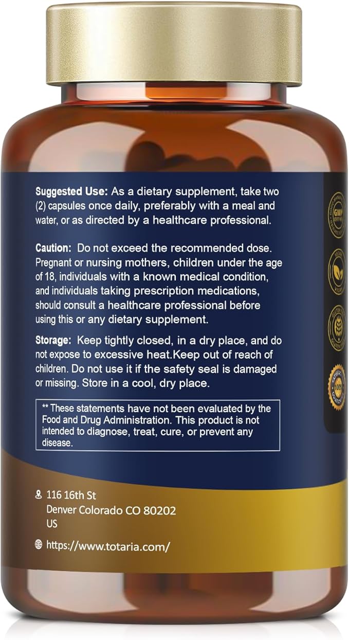 18-in-1 Ceylon Cinnamon Capsules, Ultra Strength 8000mg, Berberine Heart,120 Caps