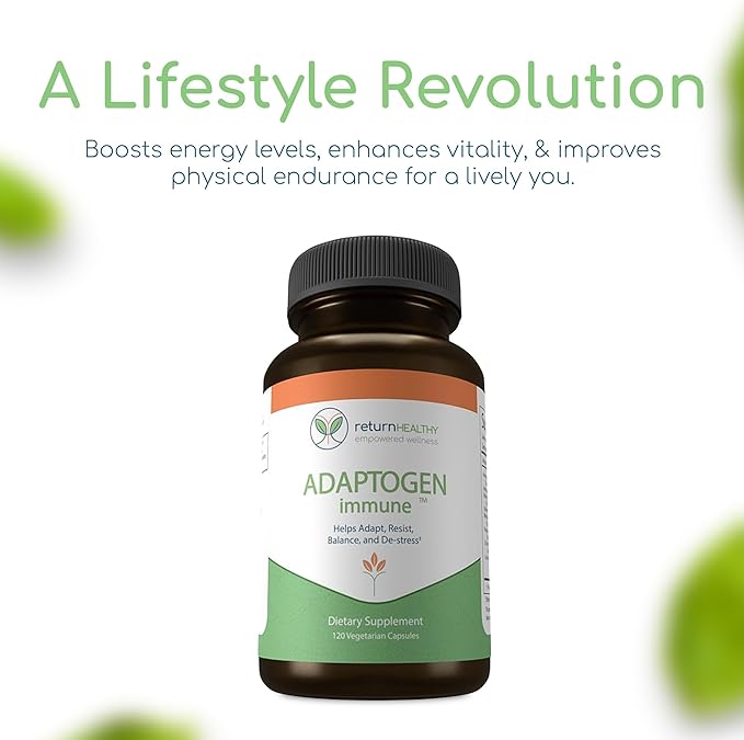 Adaptogen Immune, Adaptogens Supplements, Ashwagandha Supplements 120 Capsules