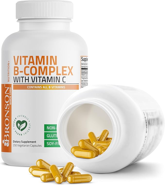 Bronson Vitamin B Complex with Vitamin C 250 Vegetarian