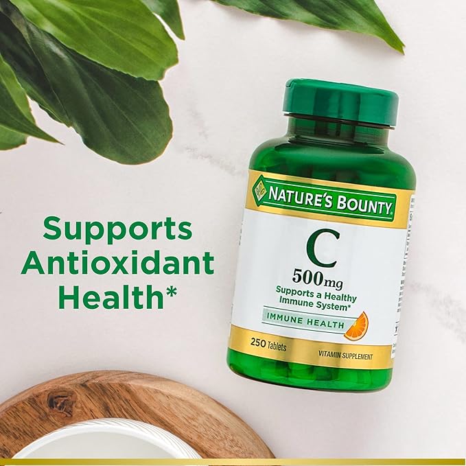 Nature's Bounty Vitamin C, Supports a 500mg, 250 250 Tablets