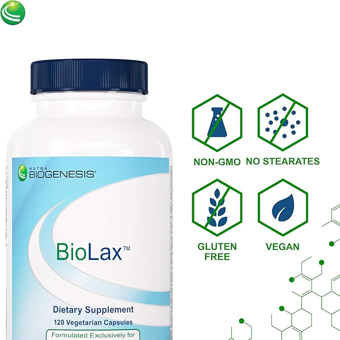 Nutra BioGenesis - BioLax - Magnesium 120 Capsules