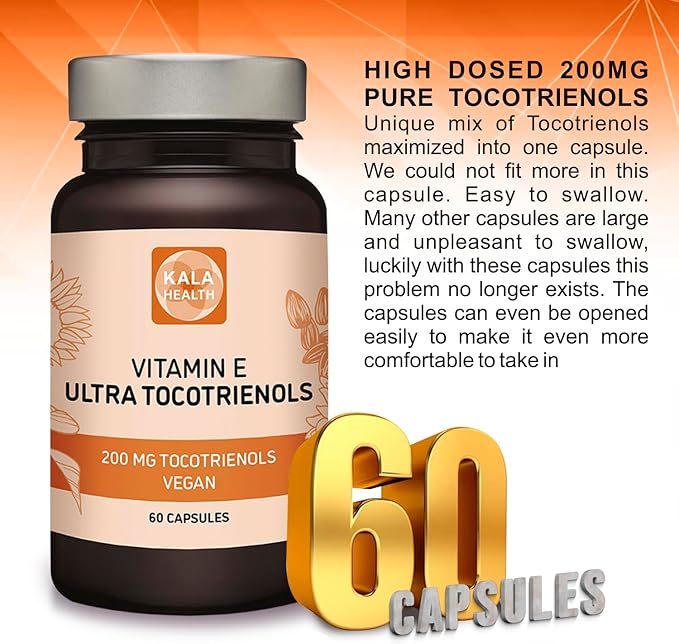 Kala Health Ultra Tocotrienol 200mg Vitamin 4 tocotrienols