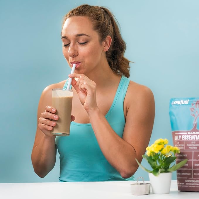 Meal Replacement Shake - Nutritious Plant Based Organic Protein Powder (Chocolate, 24 Servings) - Meal Replacement & Snack for Breakfast - Keto, Vegan, Low Carb, Soy-Free, Gluten-Free