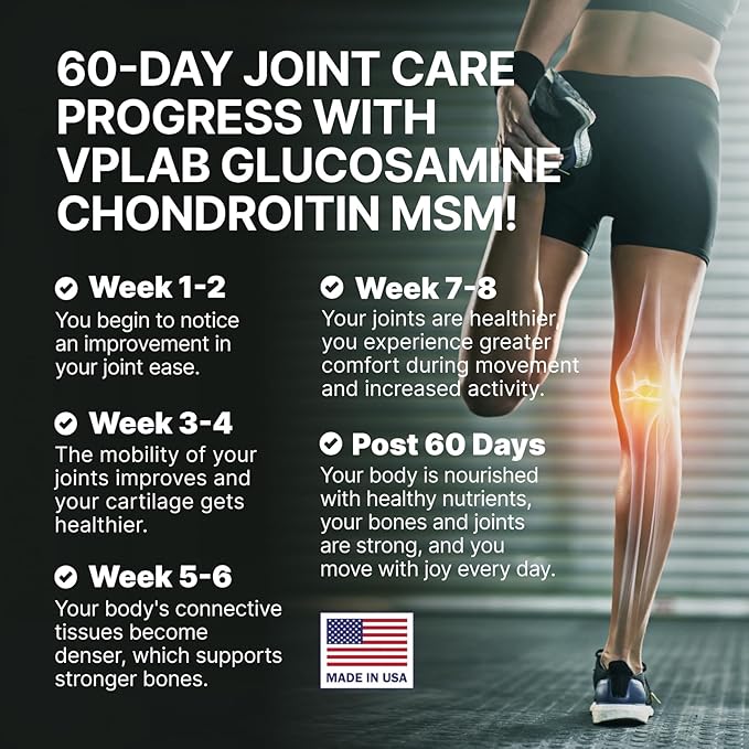 VPLab Glucosamine Chondroitin MSM Complex 2KCl, Chondroitin 90