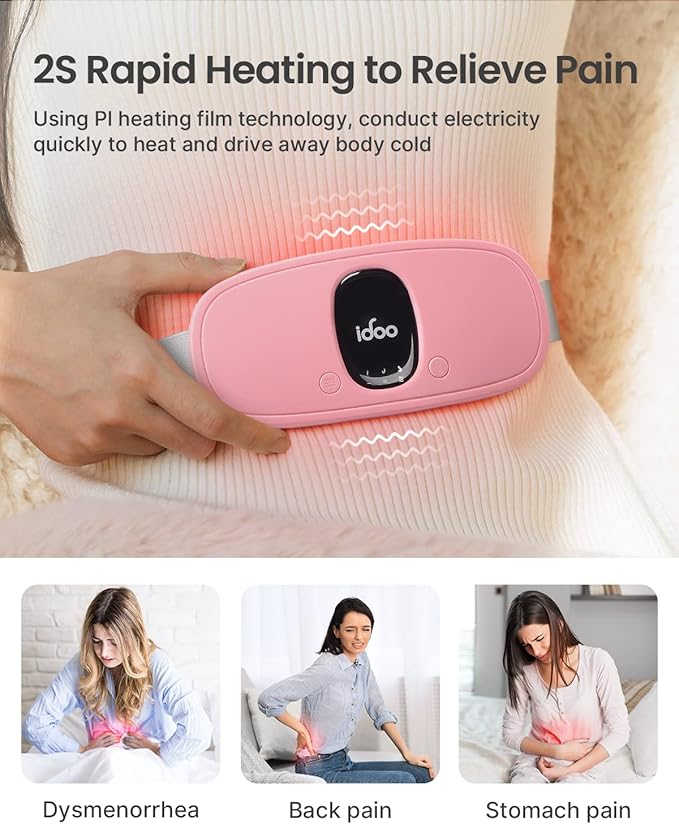 iDOO Heating Pad for Period Cramps,