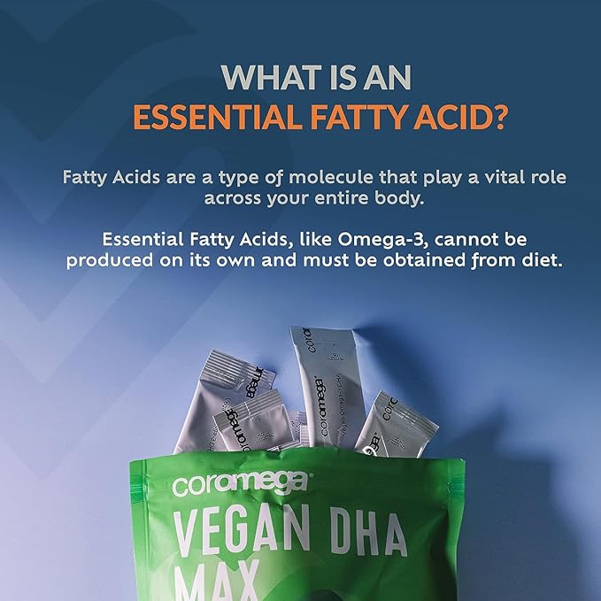 Coromega Vegan DHA, Plant-Based Omega-3 Algal 60 Ct