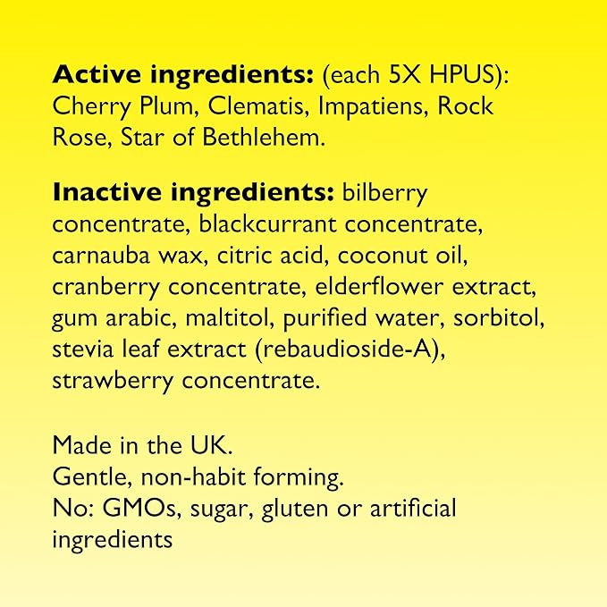 RESCUE Bach PASTILLES, Mixed Berry Flavor, 35 Count