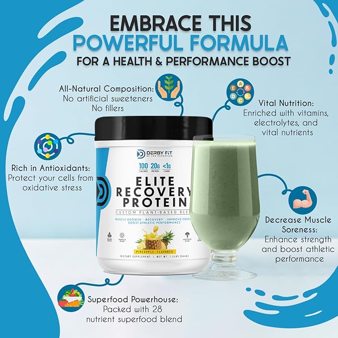 Elite Recovery Protein Clean, Low Carb 20 Servings 1)