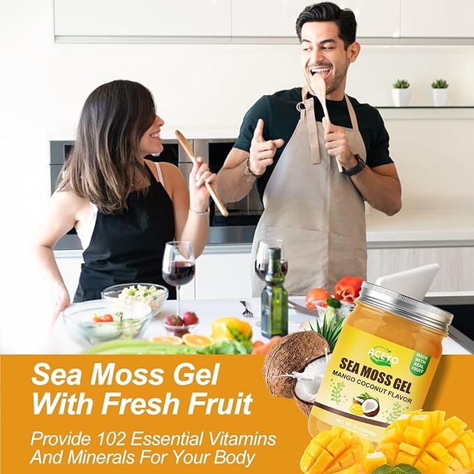 (12 OZ) Irish Sea Moss Gel 102 Vitamins
