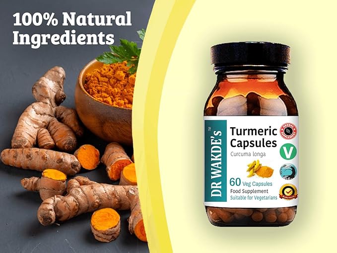 Turmeric Capsules (Curcuma Longa, 60 Veg