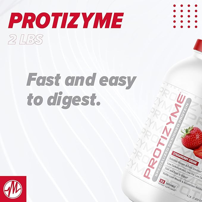 Metabolic Nutrition, Protizyme, 100% Whey Protein 24 Essential 4 Pound (52 ser)