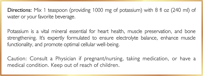 Pink Potassium Powder by Cocó March – Supports Heart Health, Muscle Function, and Bone Health. Gluten Free, Dairy Free, Non-GMO, Soy Free, Vegan, Keto Friendly – 10.86 oz (309.6 g)