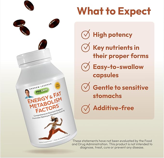 ANDREW LESSMAN Energy & Fat Metabolism 30 Capsules