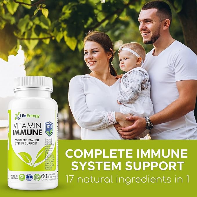 17 in 1 Immune Support Supplement | Immune Boost with Vitamin C, Vitamin D, Vitamin A, Zinc, Quercetin, Turmeric, Green Tea, Selenium | Daily Immunity Support Supplement for Adults - 60 Count (2)