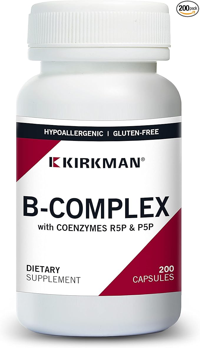 Kirkman B-Complex with CoEnzymes R5P & P5P 200 Vegetarian