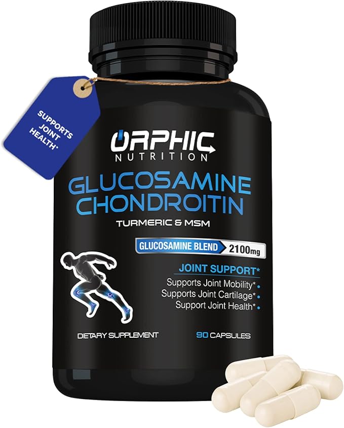 ORPHIC NUTRITION Glucosamine Chondroiting MSM 2100MG (90 Caps)