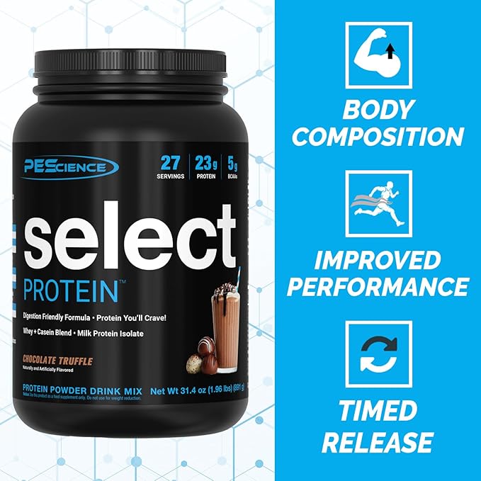 PEScience Select Low Carb Protein Powder, 27 Serving,