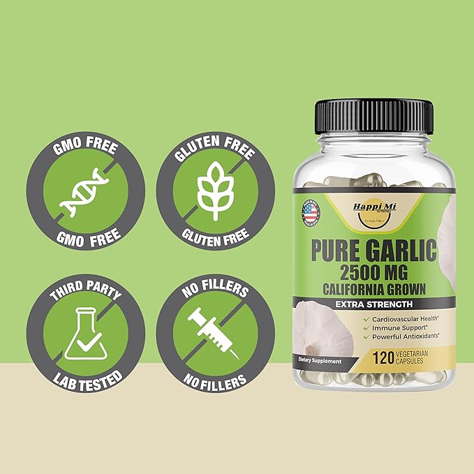 Garlic Capsules 2500mg 40 Day