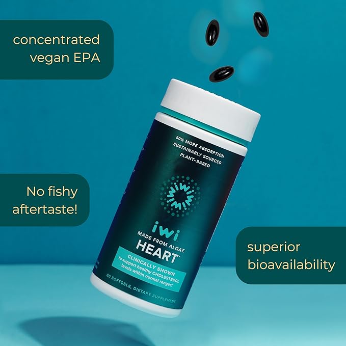 Iwi Life Heart Omega-3, 120 Softgels (60 Servings),