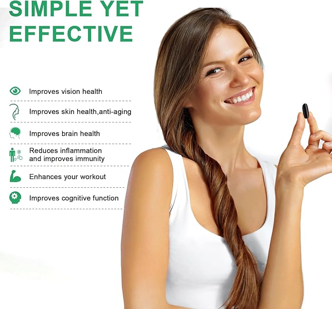 Astaxanthin Supplements, Astaxanthin 6mg with Lutein 3 Resveratrol 60 Softgel