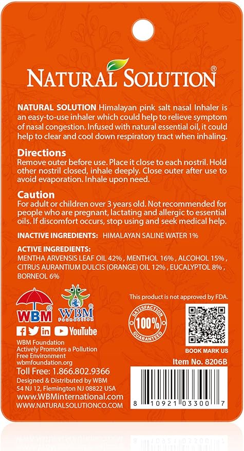 Natural Solution Pink Salt Aromatherapy Nasal 2