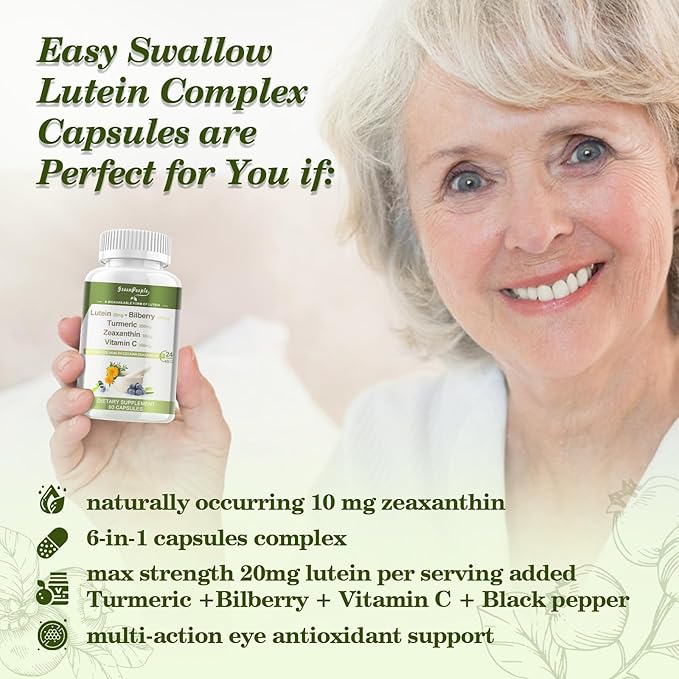 Eye Formulas Lutein 20 mg 90 Capsules, 45 Day